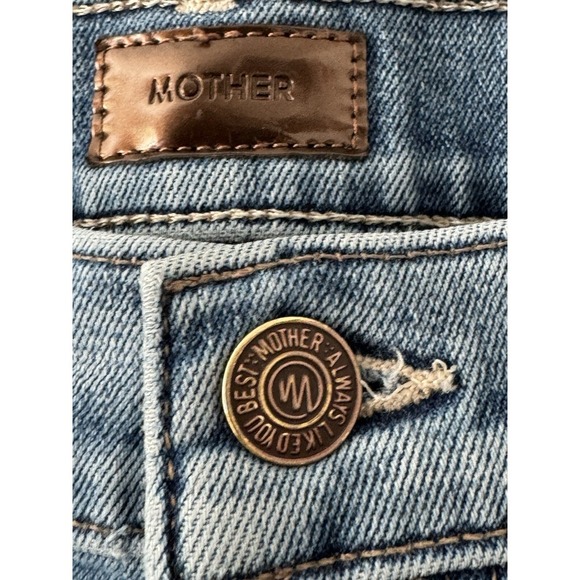 MOTHER Women's The Stunner Ankle Fray Jeans in Crate Digger size 25 - Picture 7 of 16
